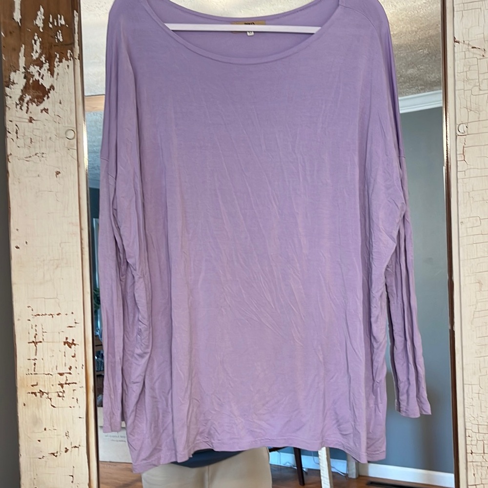 Lavender Piko Long sleeve